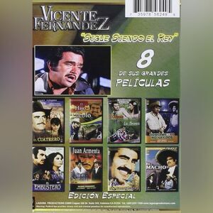 VICENTE FERNÁNDEZ/ JUAN ARMENTA/EL  EMBUSTERO/EL HIJO DEL PUEBLO Y MÁS.